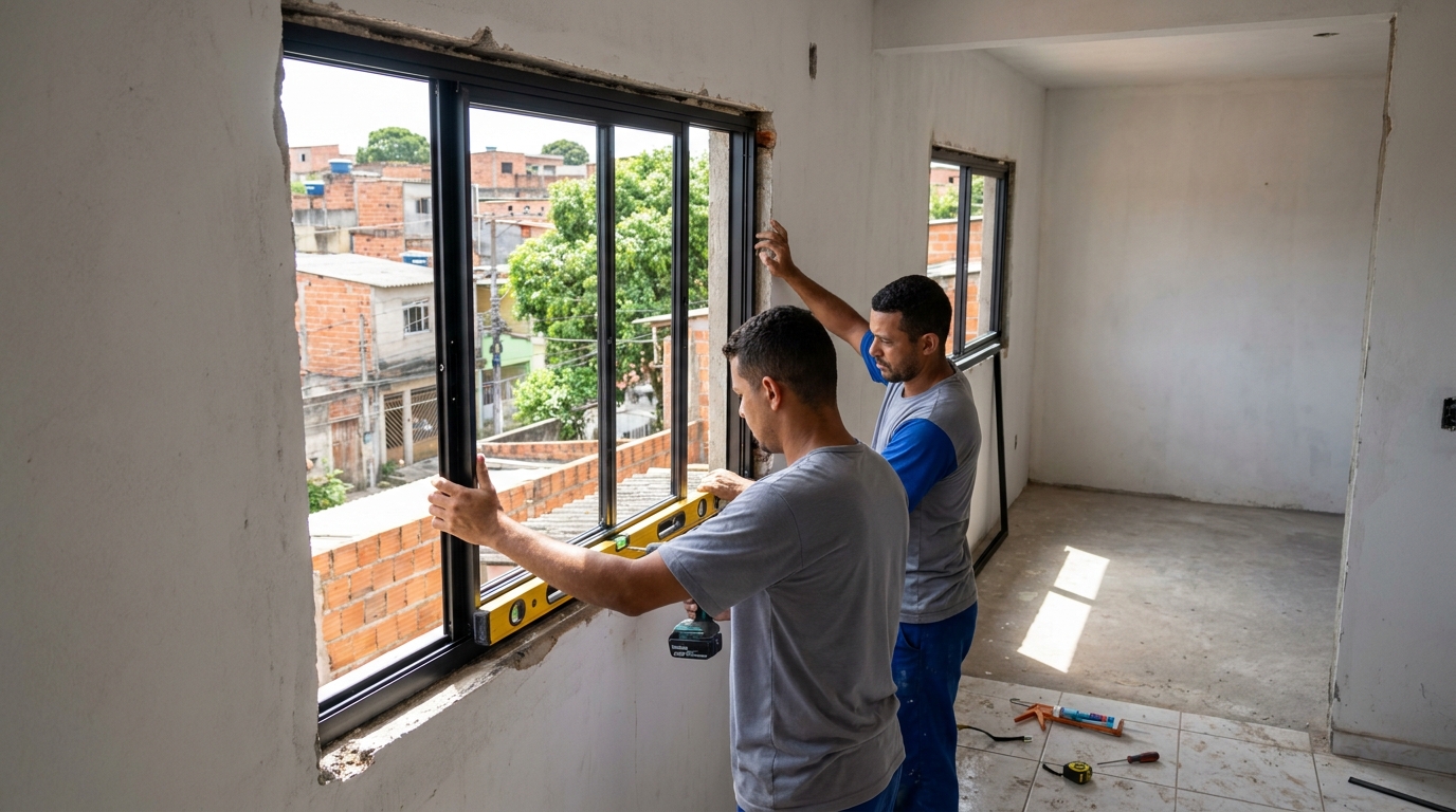Produção de Portas e Janelas em Belém‑PA
