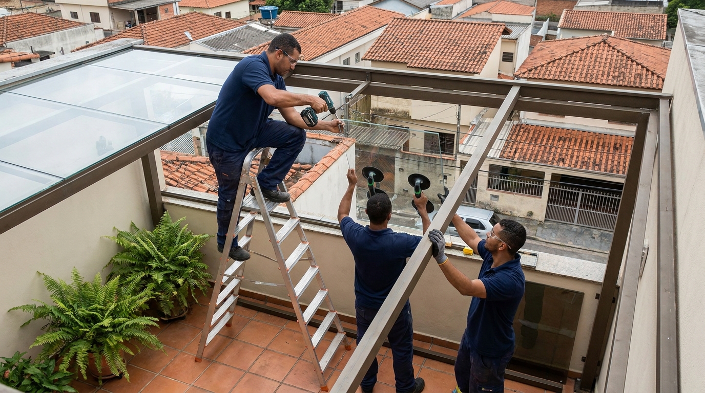 Cobertura de Vidro em Belém‑PA